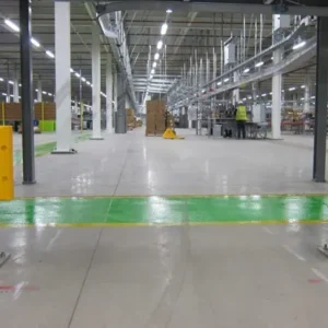 Armco Pedestrian Barrier inside